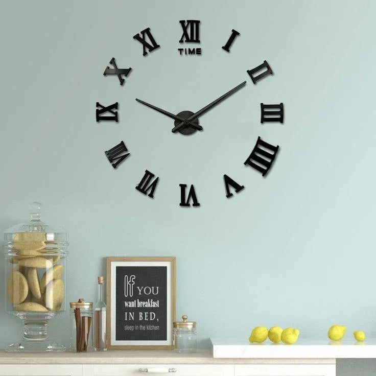 Digits Design 3D Wall Clock