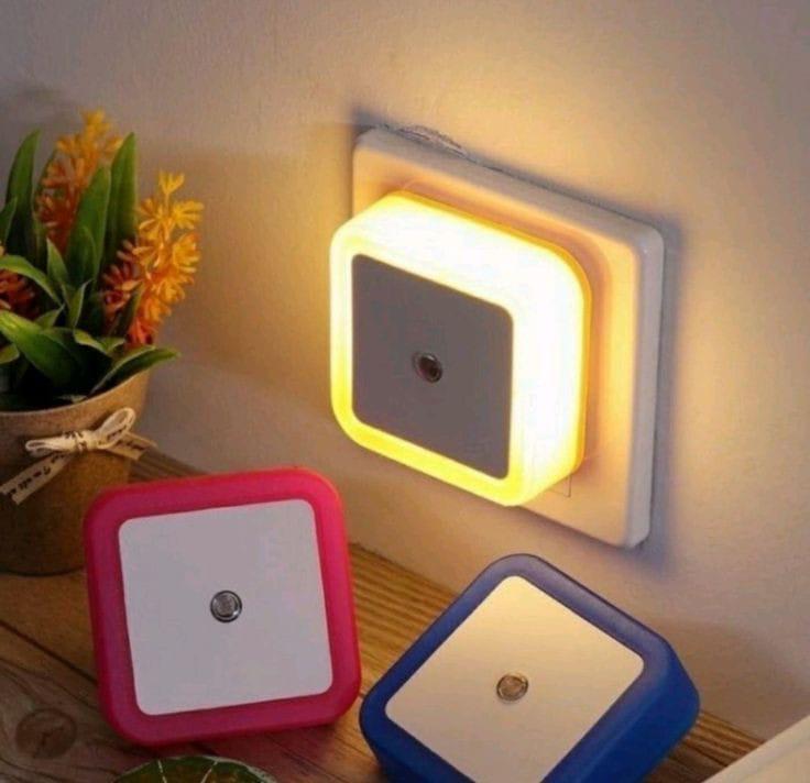 Auto Switch Sensor Wall Nights Lamp Square